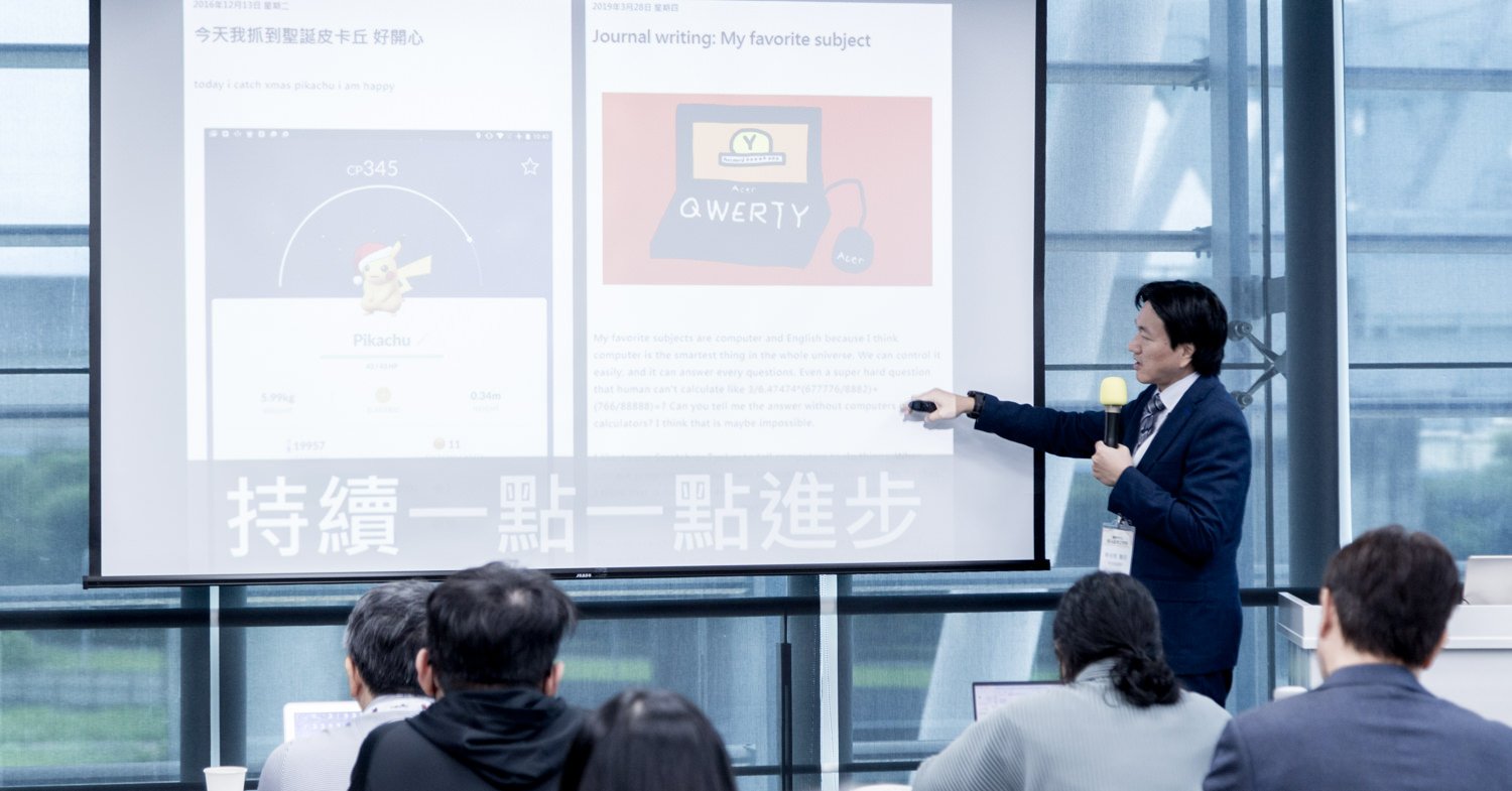 蔡依橙醫師在工作坊講解投影片